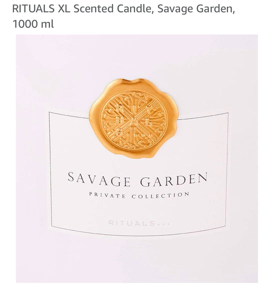 RITUALS XL Triple Wick Scented Candle, Savage Garden, 1000 ml