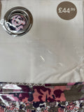 Dunelm Thermal Flora Patchwork lined curtains 66x54