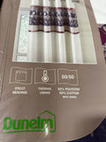 Dunelm Thermal Flora Patchwork lined curtains 66x54
